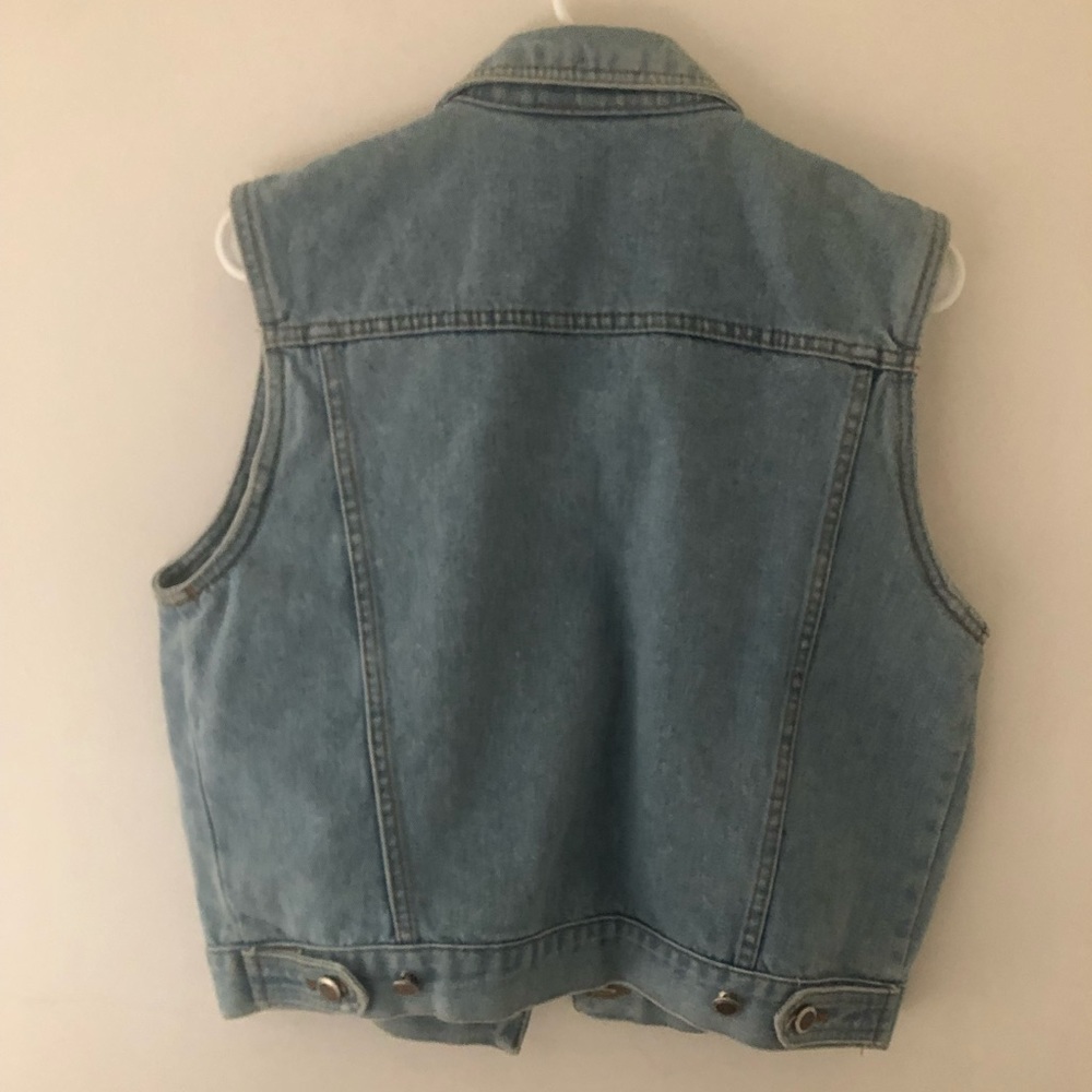 Bill Blass Denim Vest - Picture 2 of 5